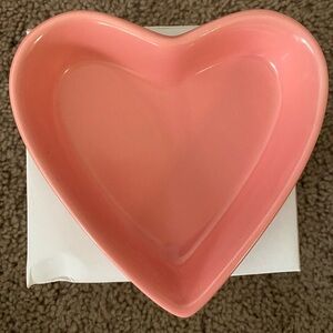 Pink Heart-Shaped Dish